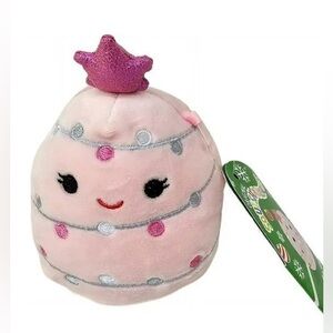 NWT 4” Garnet the Pink Christmas Tree Squishmallow — Holiday Collection